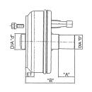 Stub freno KNOTT fino a 1500 kg 200x50 sinistro