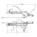 Collegamento KNOTT AE V 1300-2000kg KF 20 A / GF sopra / sotto LM: E 100/120, D 200 senza SK