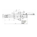 KNOTT AE connessione V 2000-3500kg KFG 35 D / GF sopra / sotto LM: E 120, D 200/225 con SK