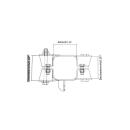 Set di morsetti per avvitare A 80mm D1 90mm D2 100mm