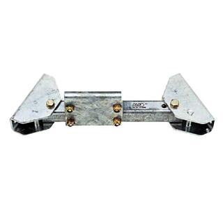 Traslazione ruota jockey per attacchi trazione V - 3.500 kg Lunghezza: 390/410 mm