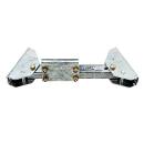 Traslazione ruota jockey per attacchi trazione V - 3.500 kg Lunghezza: 390/410 mm