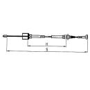 Cavi AL-KO Bowden staccabili, campana 24 mm, nipplo 8 mm - Profi Longlife HL 350 mm / GL 546 mm