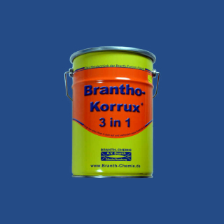 Brantho Korrux "3 in 1" 5 litri blu brillante / blu medio RAL 5007