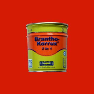 Brantho Korrux "3 in 1" tanica da 0,75 litri, rosso barile BK320 = RAL 3028