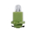 Lampada con base in plastica 24V 1.4W verde chiaro EBS R11