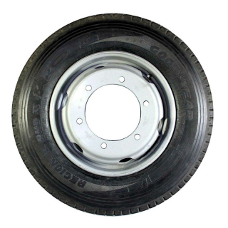 Ruota completa 100 km / h pneumatici 205 / 75R17.5 cerchio 6.00-
