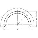 Profilo parafango monoasse 12/40 B180 R400 L1285 S800 H415