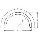 Profilo parafango monoasse 40 B200 R330 L1065 S660 H345