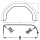 Profilo parafango monoasse in plastica 12/40 B180 S660 H330