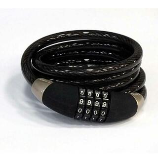 Cable Combo lucchetto con cavo in acciaio 240 cm, Ø 12 mm