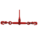 Tenditore a cricchetto con 2 ganci