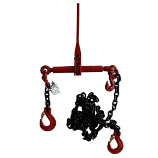 Tenditore a cricchetto per catena di ancoraggio lunghezza utile 3500mm