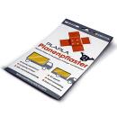 Telone in gesso autoadesivo 0,20 x 0,30 m rosso RAL 3002