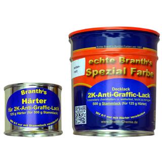 BRANTHs 2K-Anti-Graffic 500 g di vernice base e 125 g di indurente satinato