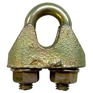 Fermacavo DIN 1142 zincato. per fune Ø 22 mm