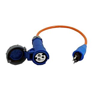 Cavo adattatore accoppiamento CEE Bajo / spina Vollg CH 5000 mm