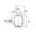 Superpoint luce dingombro LED rosso / bianco cavo 1,75m 24V