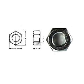 Dado esagonale DIN 934 zincato M36