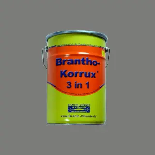Brantho Korrux "3 in 1" 5 litri grigio polvere RAL 7037
