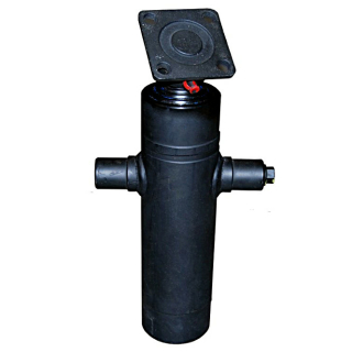 Cilindro telescopico corsa 730 mm, 3 stadi, altezza costruttiva 411 mm, perno 40 mm