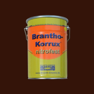 Brantho Korrux "nitrofest" contenitore da 5 litri rosso-marrone / rosso ossido RAL 3009