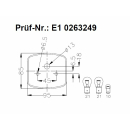 Lampada Geka BBSK95L sinistra con luce targa